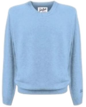 MC2 Saint Barth Round-Neck Knitwear - Azul