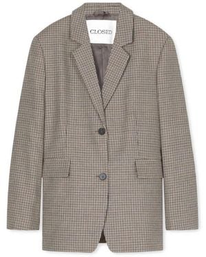 Closed Blazer Lola Aus Schurwollmix - Braun