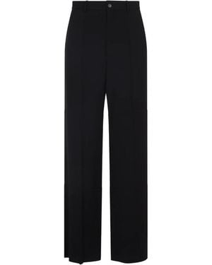 Balenciaga Wide Trousers - Negro