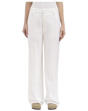 Dondup Wide Trousers - White