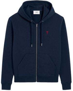 Ami Paris Zip-Throughs - Azul