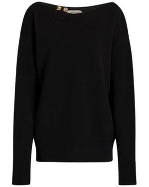 Alberta Ferretti Round-Neck Knitwear - Noir