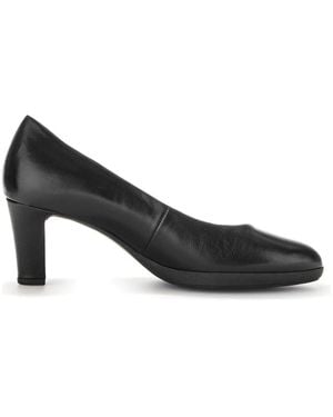 Gabor Court Shoes - Black