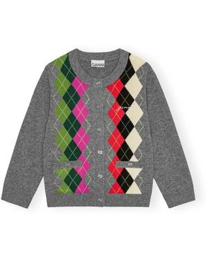 Ganni Cardigans - Multicolor