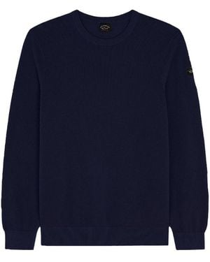 Paul & Shark Round-Neck Knitwear - Bleu