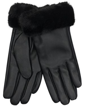 Btfcph Elegante Lederhandschuhe - Schwarz