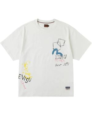 Evisu T-Shirts - White