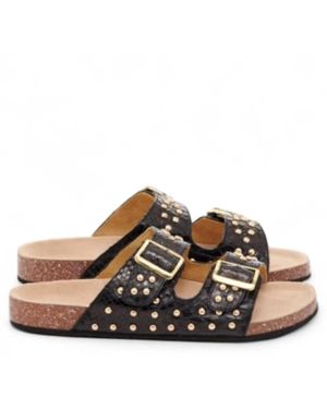 Claris Virot Sliders - Brown