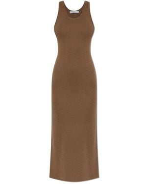 Max Mara Kleedjes ,Bruin ,Wol Jurk Aceri
