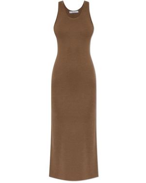 Max Mara Kleedjes ,Bruin ,Wol Jurk Aceri