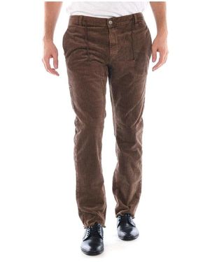 Daniele Alessandrini Slim-Fit Trousers - Brown