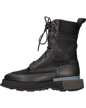 Buttero Lace-Up Boots - Black