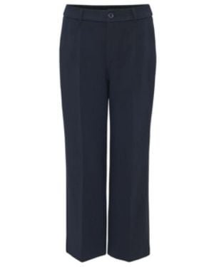Opus Bequeme Und Stilvolle Einfarbige Hose - Blau