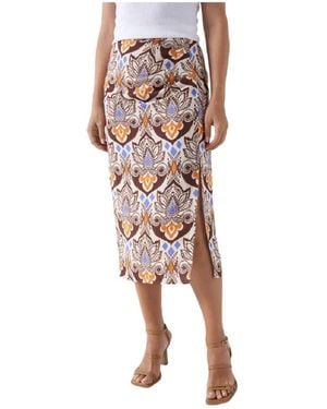Salsa Jeans Midi Skirts - Pink
