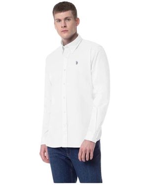 U.S. POLO ASSN. Formal Shirts - White