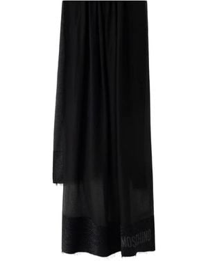 Moschino Accessoires ,Zwart ,Sjaal