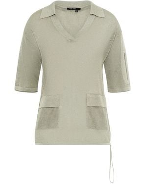 MARC AUREL V-Neck Knitwear - Verde