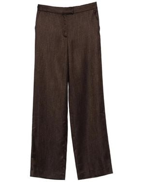 Lardini Wide Trousers - Marrón