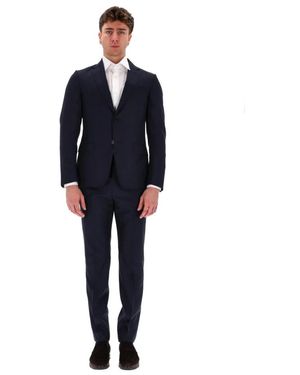 ZEGNA Single Breasted Suits - Noir