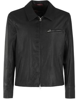 Stewart Leather Jackets - Black