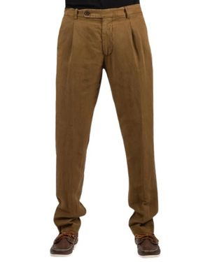 BERWICK 1707 Chinos - Brown