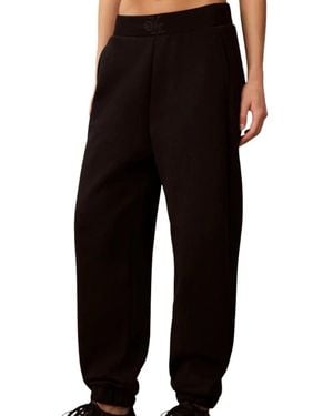 Calvin Klein Broeken ,Zwart ,Polyester Waterafstotende Performance Broek