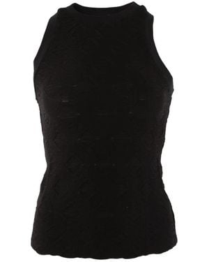 Pinko Sleeveless Tops - Black