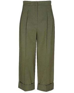 Weekend by Maxmara Cropped Trousers - Verde
