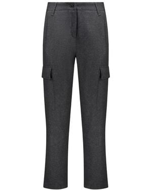 Marella Straight Trousers - Grey