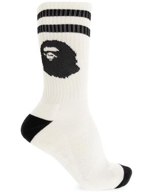 A Bathing Ape Socks - Negro