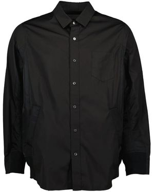 Sacai Casual Shirts - Negro