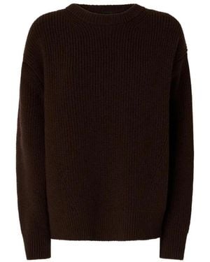 Pinko Round-Neck Knitwear - Negro