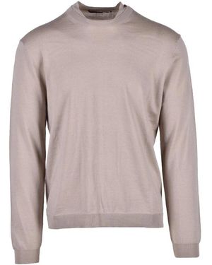 Low Brand Merinowollpullover - Braun
