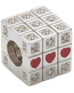 PANDORA Love Cube Charm - Weiß