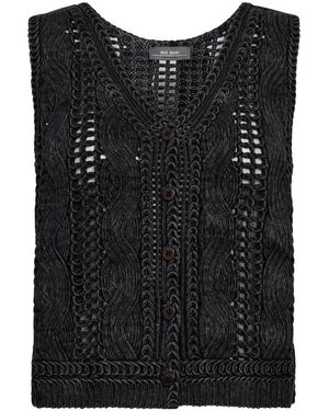 Mos Mosh V-Neck Knitwear - Negro