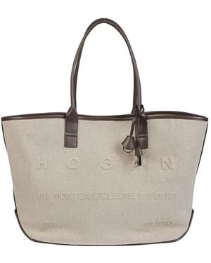 Hogan Tote Bags - Natural