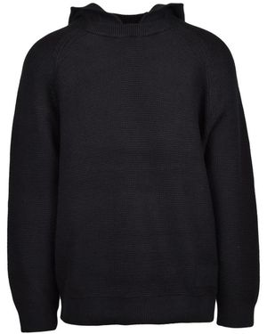 Calvin Klein Gebreide Hoodie - Blauw