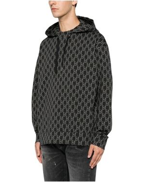 Emporio Armani Hoodies & Sweatvesten ,Zwart ,Hoodies
