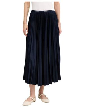 Lacoste Maxi-Rock Mit Falten - Blau