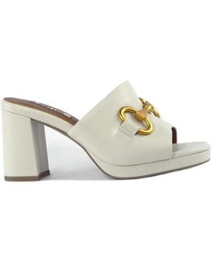 Bibi Lou Schoenen ,Wit ,Teensokken En Sliders