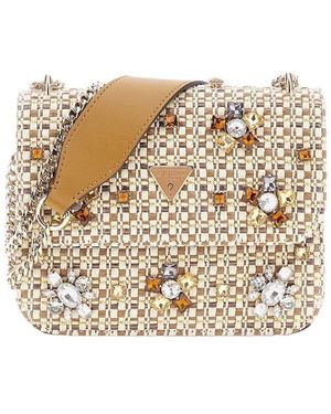 Guess Beauvoir Mini Shoulder Bag - Metallic