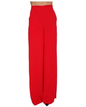 Marella Wide Trousers - Rojo