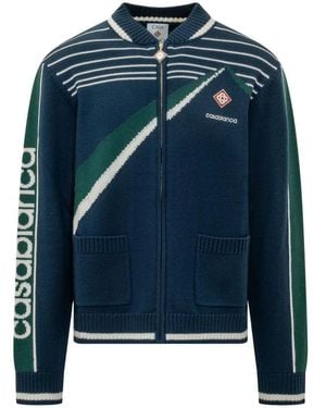 CASABLANCA Bomber Jackets - Azul