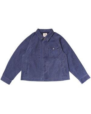 Snow Peak Sulfur Dyed Fade Coverall - Blauw