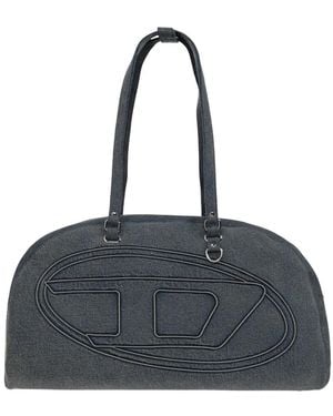 DIESEL Tassen ,Blauw ,Katoen 1Dr Dome Soft Duffle Xl - Zwart