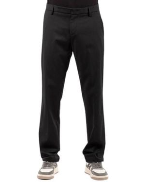 Dondup Straight Trousers - Black