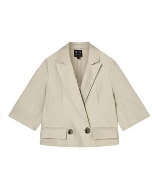 ARMANI EXCHANGE Jassen ,Leer Xw 001981 Af 21530 Blazer - Naturel
