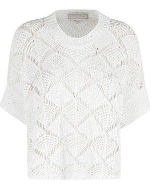 Antonelli Round-Neck Knitwear - Blanc