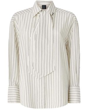 Pinko Overhemden ,Wit ,Colchico Camicia Tinto Filo