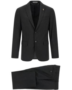 Pal Zileri Single Breasted Suits - Black